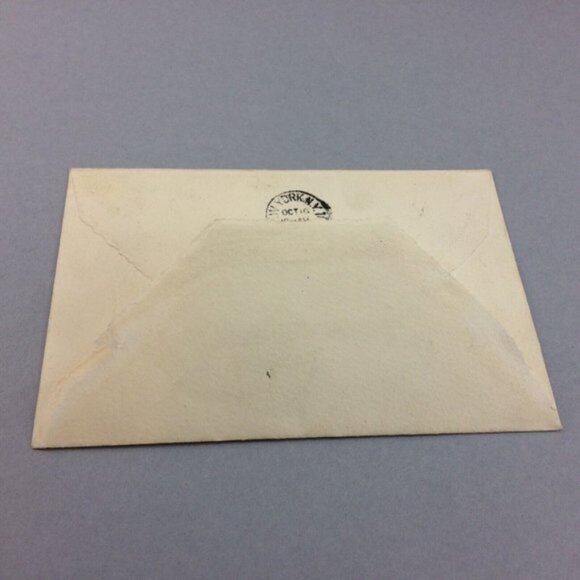 1928 Germany - USA Envelope Cover Blue Reichsmark Graf Zeppelin Stamps Luftpost - Picture 8 of 11